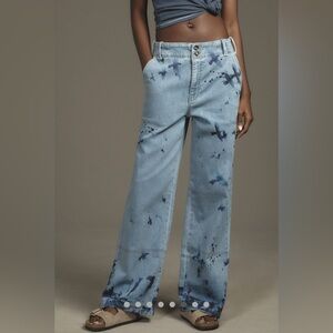 Manel Villalonga for PILCRO Eventide Trouser High-Rise Wide-Leg Jeans size 28